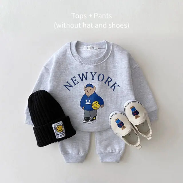 Baby Casual Hoodie and Pants Set - # BOAA11310005