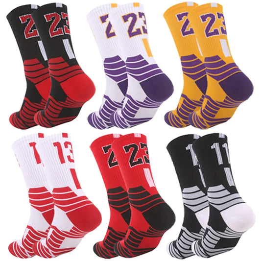 Breathable Non-Slip Professional Basketball Socks for Men, Women, and Kids - Ideal for Sports, Cycling, Climbing, and Running - # BOAA13810001