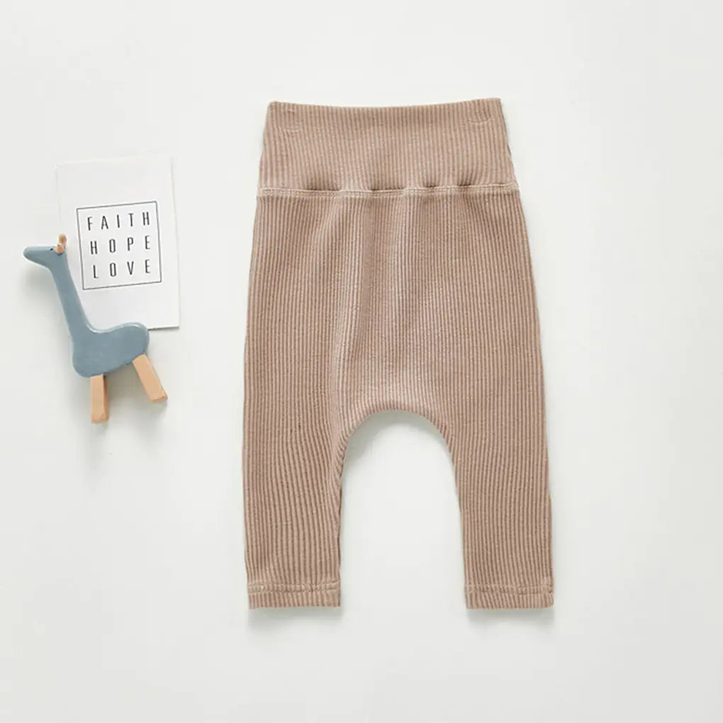 Lightweight High Waist Striped Baby Leggings for Winter - # BAAA1B1910003