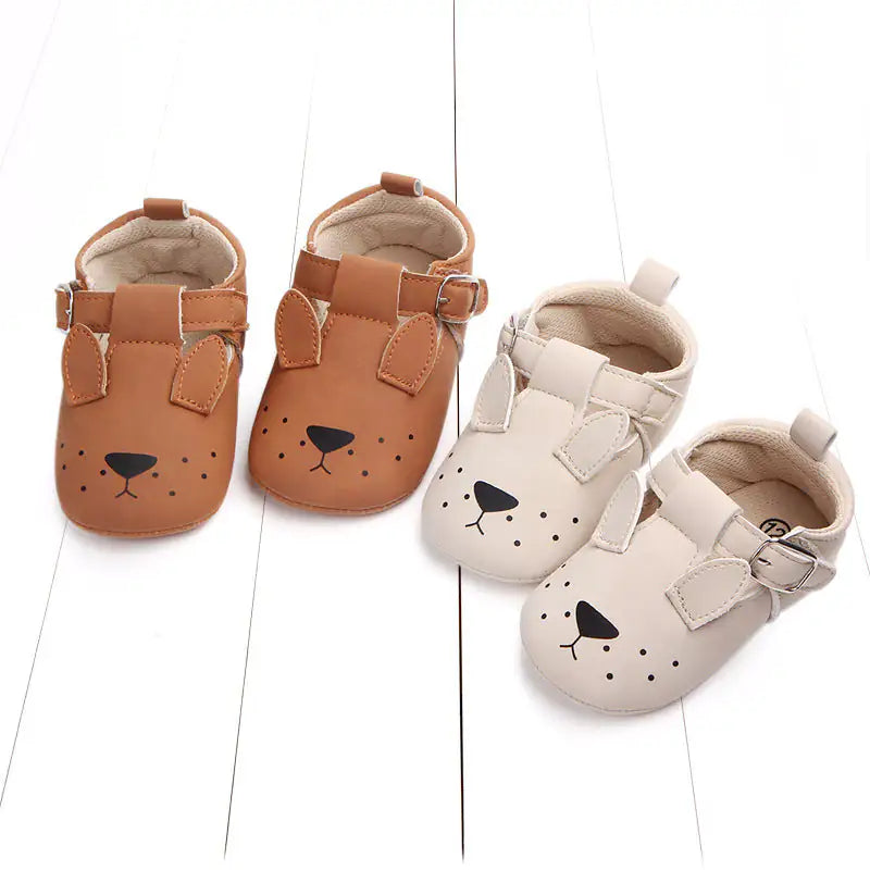 Spring and autumn cartoon animal baby shoes matte leather non-slip soft bottom baby shoes wholesale 0884 - # GIAA71310004