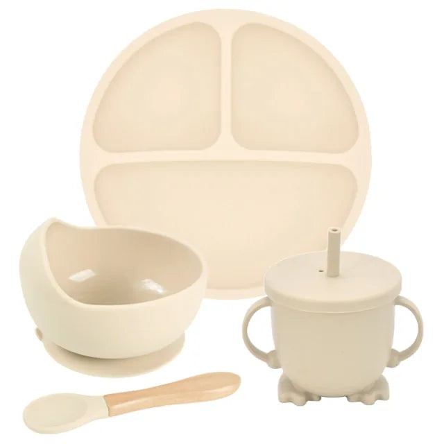 Silicone Baby Feeding Spoon Set - # BAGE21110006