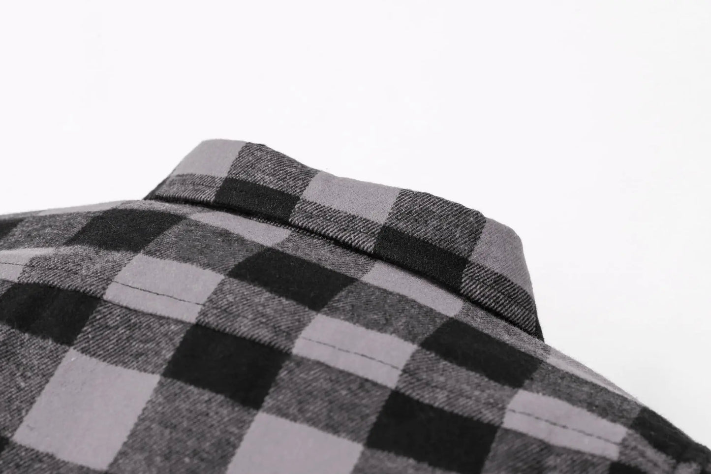 SANGTREE Mens & Boys Plaid Shirt Long Sleeve Button Down Flannel Shirts, US 3 Months - Adult 9XL Youth 14-15 Years Gray Plaid 2 - # BOAA13510001