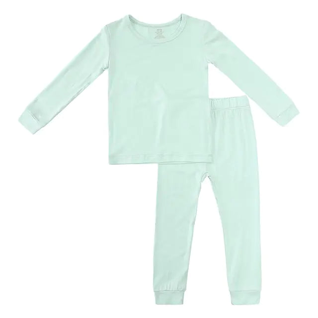 2023 Bamboo Fiber Toddler Kids Pajamas Set - # BOAA11710008