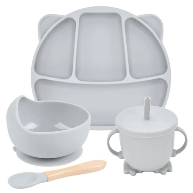Silicone Baby Feeding Spoon Set - # BAGE21110006