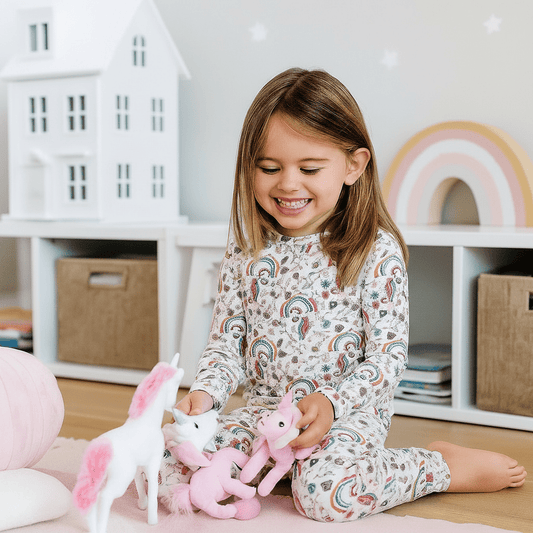 Rainbow Bright Big Kid Pajama Set