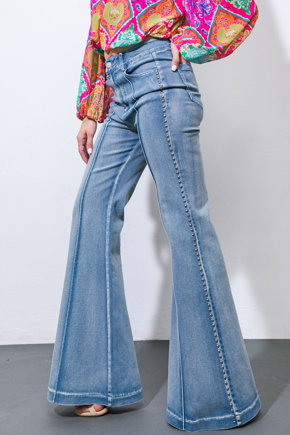 SWEET SUNSET DENIM PANTS