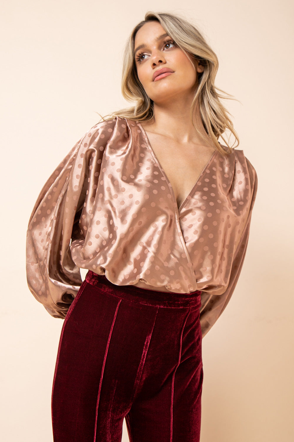 LET YOUR LIGHT SHINE WOVEN TOP