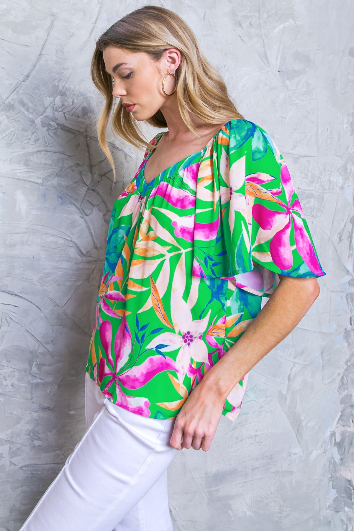 HIGH CLASS WOVEN TOP