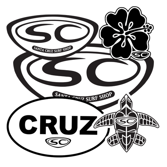 Santa Cruz Surf Shop Sticker Pack