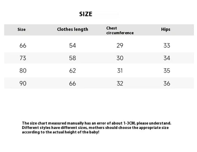 Winter Baby Jumpsuits - BAAA21210010       (Please click on right color and right size to see prices)