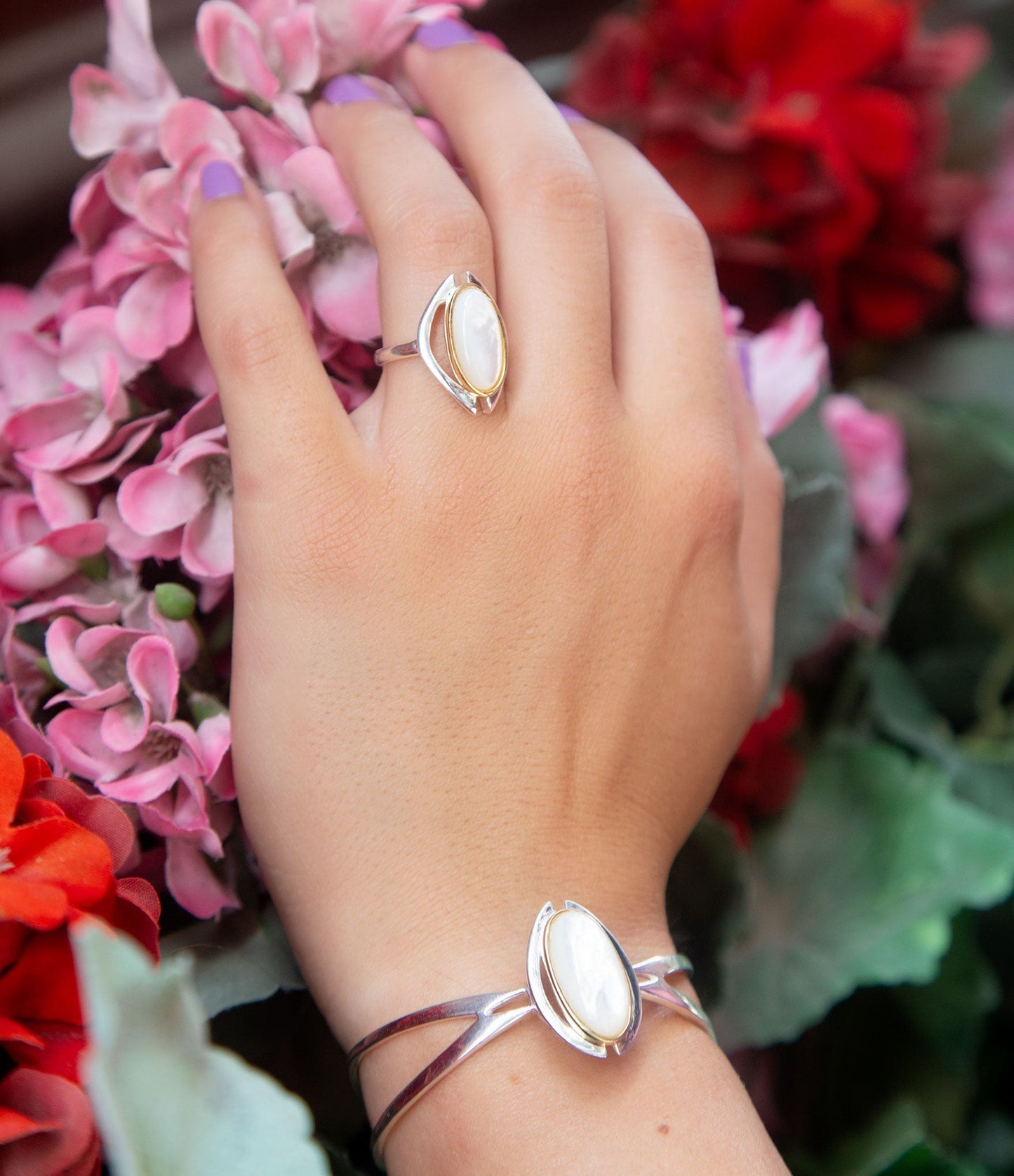 Shine Bright Mother of Pearl Ring