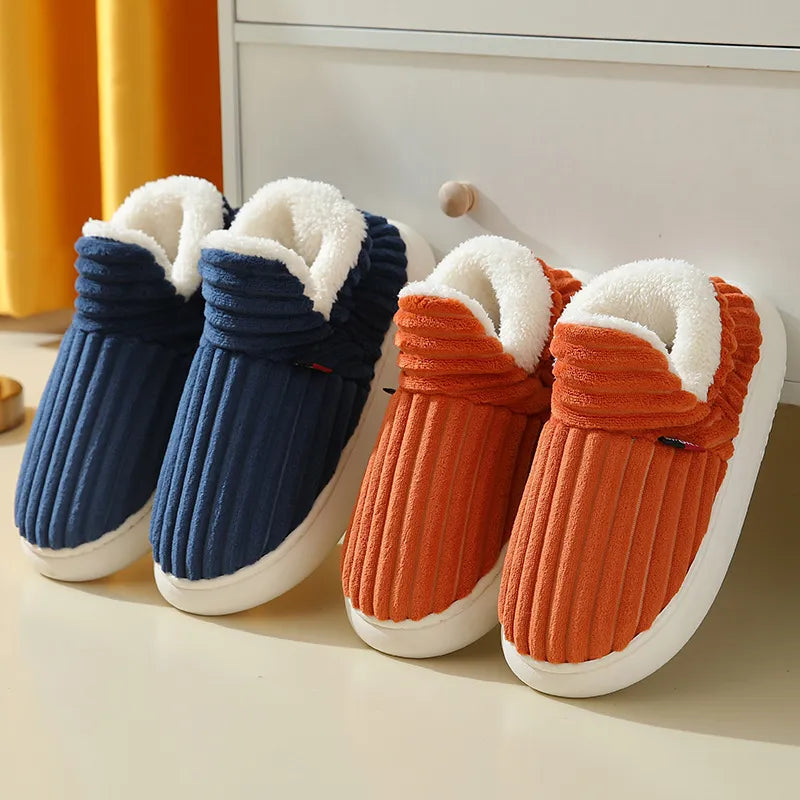 Warm Fur Slippers For Men and Women - # GIAA73610005