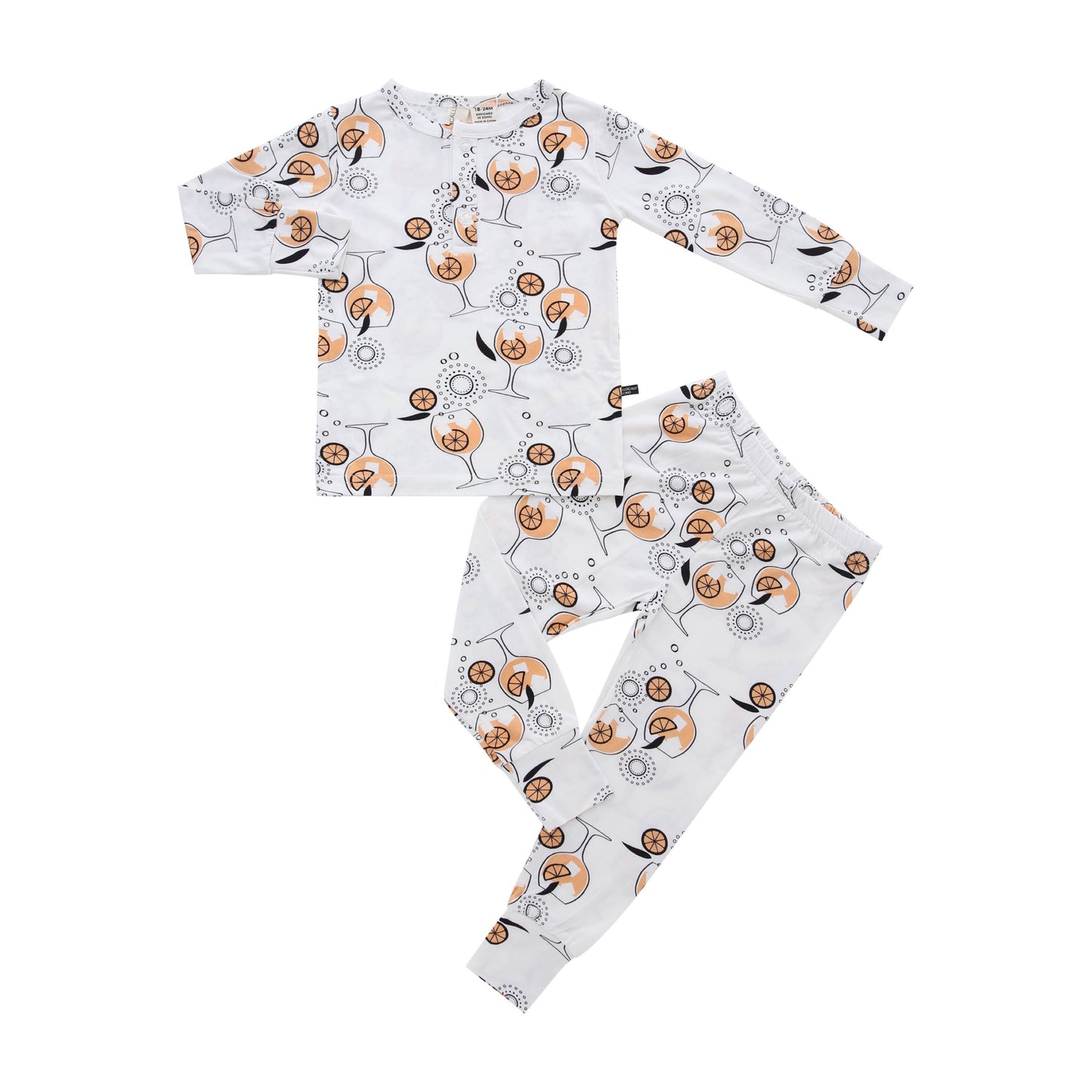 Amalfi Coast Aperol Spritz White Two-Piece Set