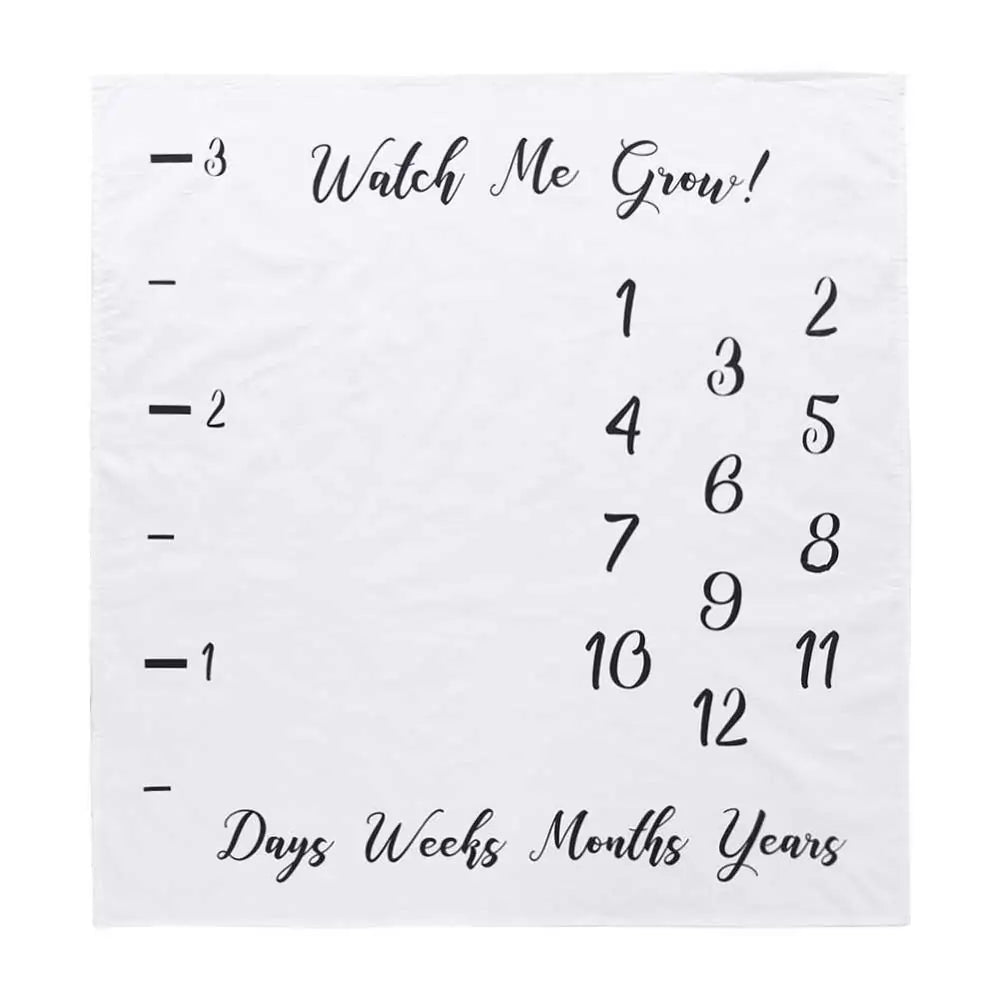 Newborn Baby Milestone Photography Blanket - # BAGE41110002