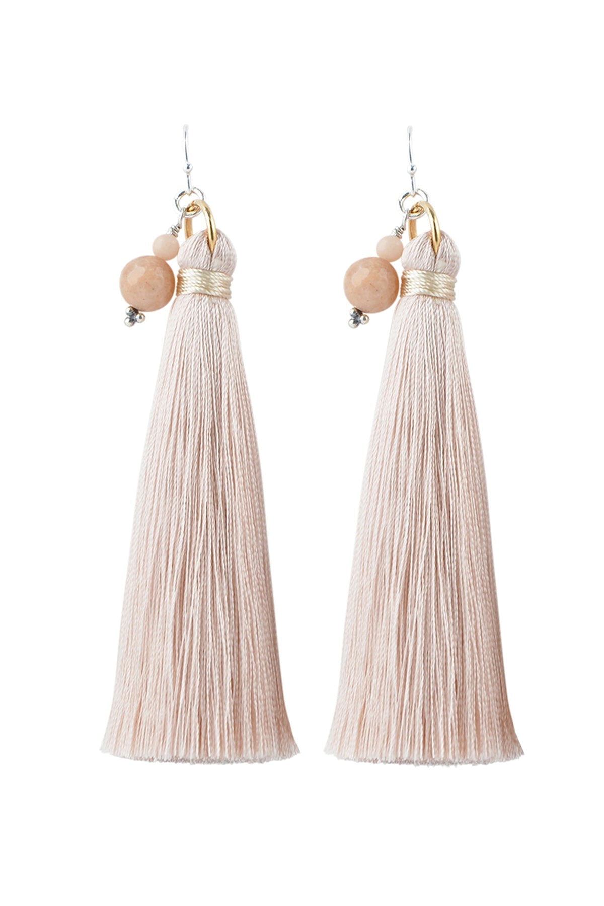 Tickled Pink Tassel Earring