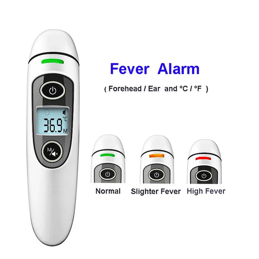 Health Care Baby Thermometer Digital Infrared IR LCD Baby Forehead and Ear Non-Contact Adult Body Fever Measurement Termometro - # BAGE61110002