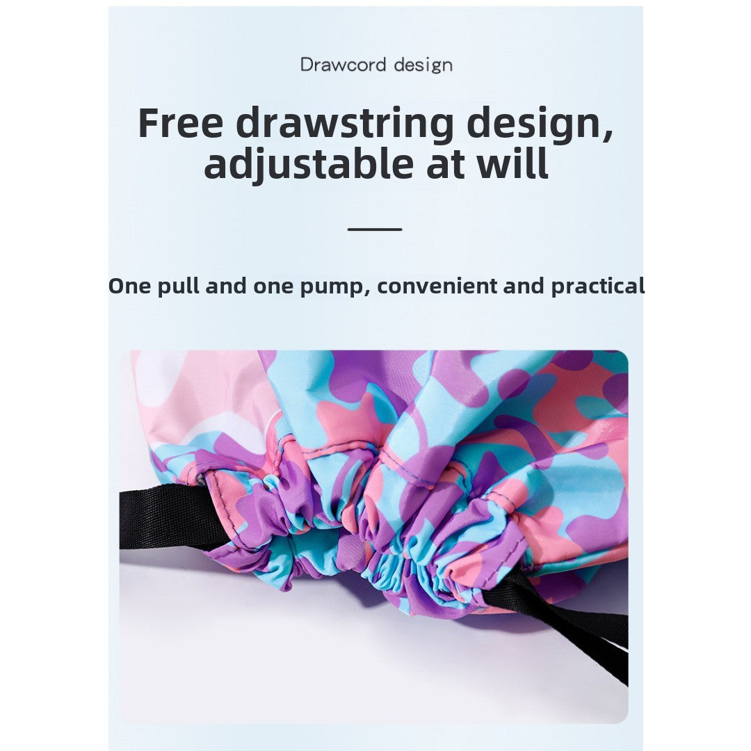 Children's swimming bag, wet and dry separation toilet bag, large-capacity swimming storage bag, beach storage bundle backpack.