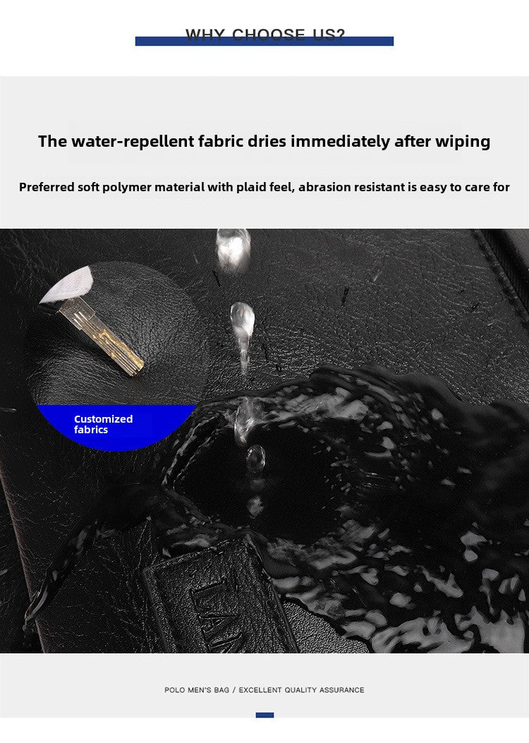 Boutique Men's Backpack Fashion Business Fan Large Capacity Soft Leather Backpack Travel Men's Short-haul School Bag MB21080302