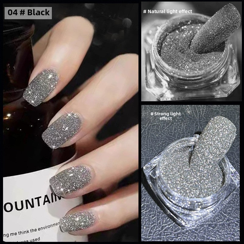 1059 Crystal crushed diamond powder glittering glittering powder DIY Epoxy laser high flash crushed diamond powder for press on nails