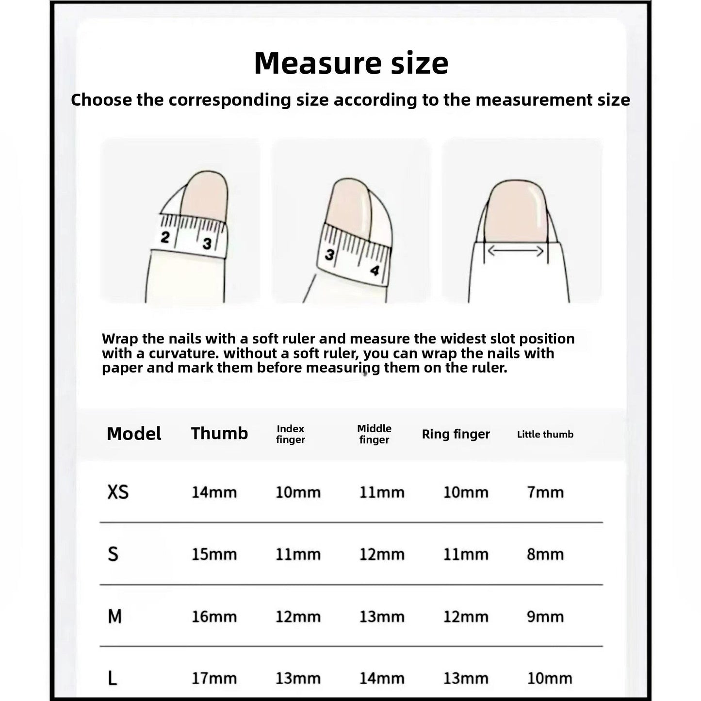 0943- Handmade press on nails fake nails removable