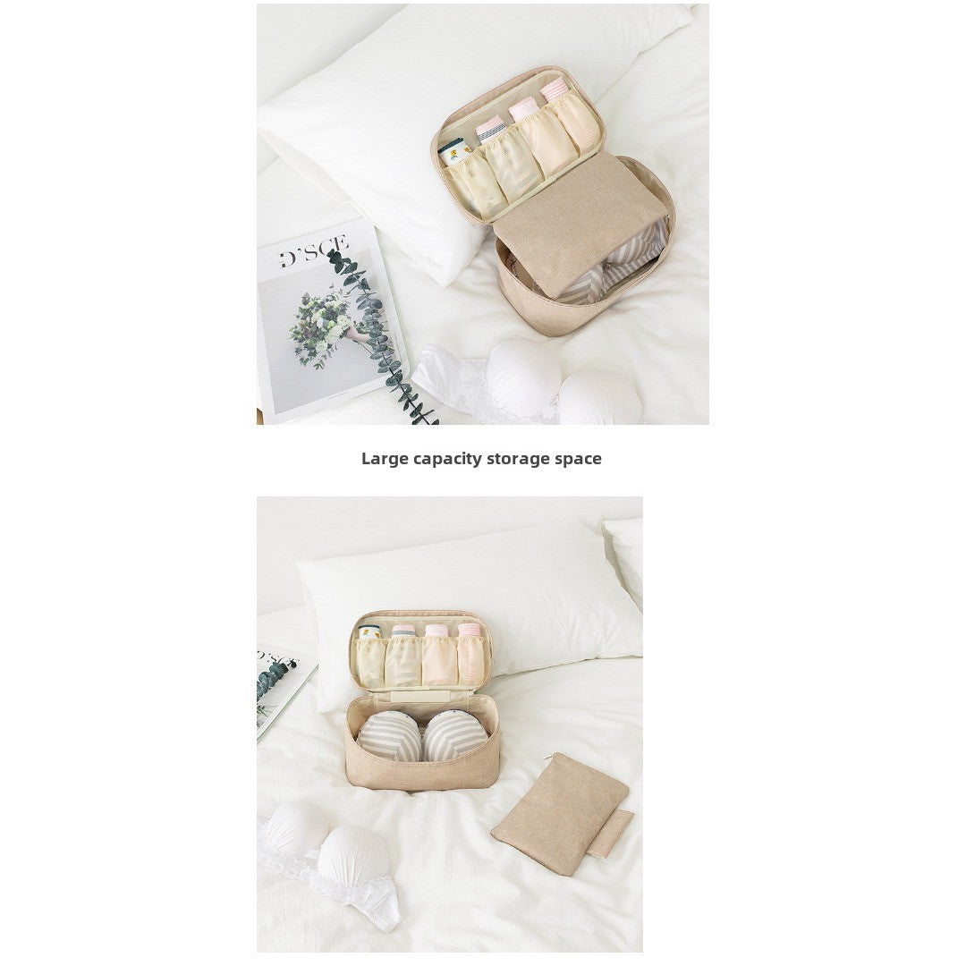 Oxford cloth underwear and socks storage bag, modern simple and fashionable large-capacity convenient finishing bag, underwear storage bag