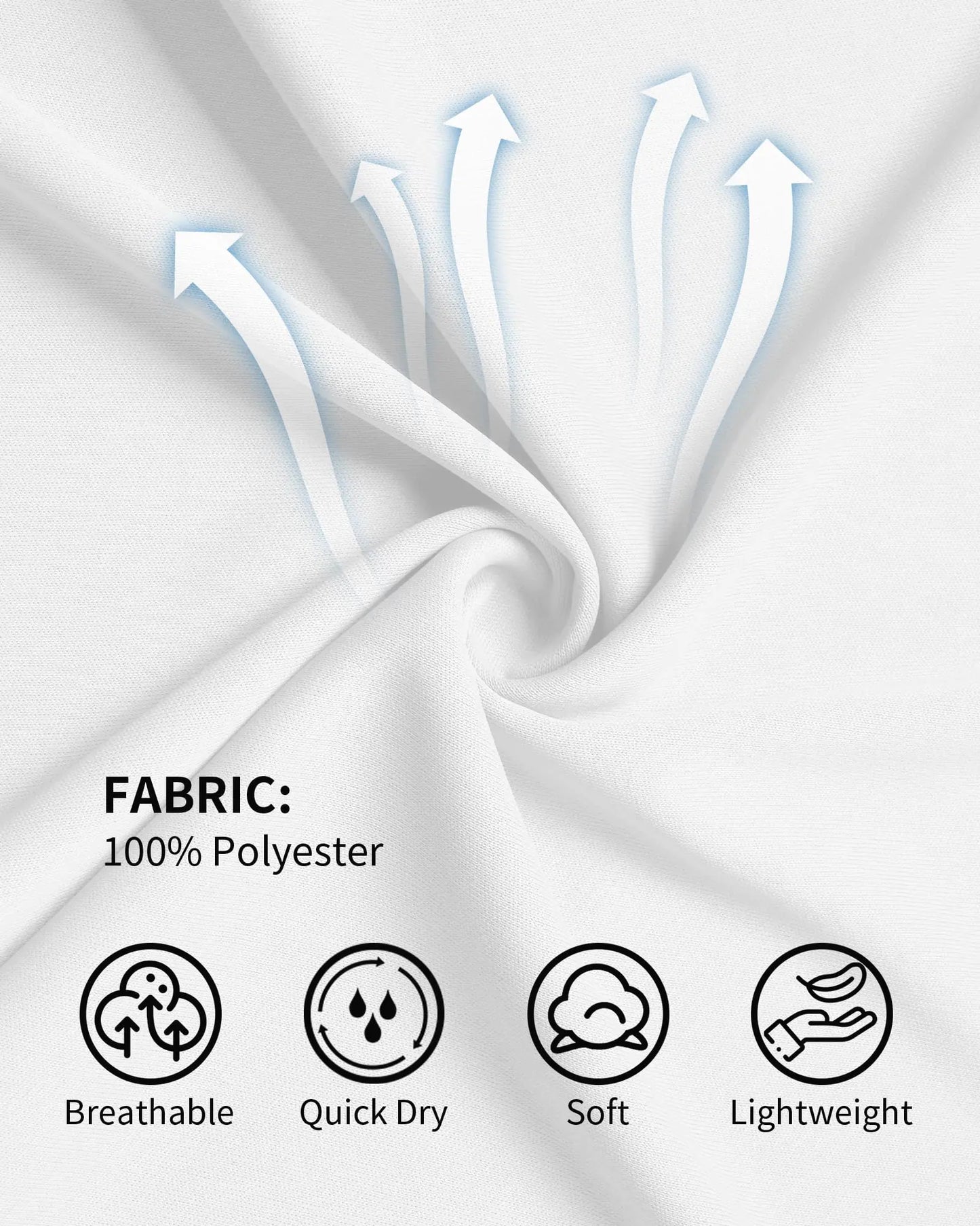 QBK 4T to Youth Neon Shirt Kids UPF 50+ Dry Fit Athletic Short Sleeve T Shirts for Boys and Girls 5T White - # BOAA11110001