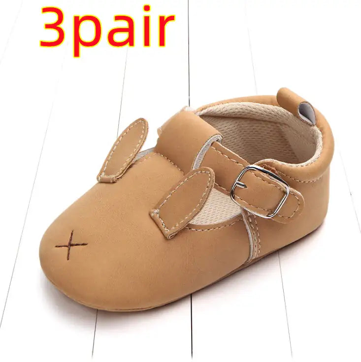 Spring and autumn cartoon animal baby shoes matte leather non-slip soft bottom baby shoes wholesale 0884 - # GIAA71310004