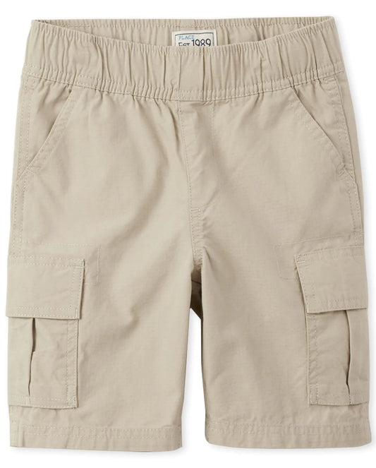 The Children's Place boys Bottoms Cargo Shorts 16 Sandwash Single 1 - # BOAA13610001