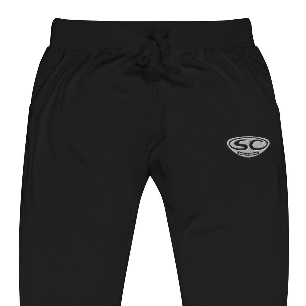 Santa Cruz Surf Shop "SCSS EMB LOGO" Unisex fleece cuffed sweatpants