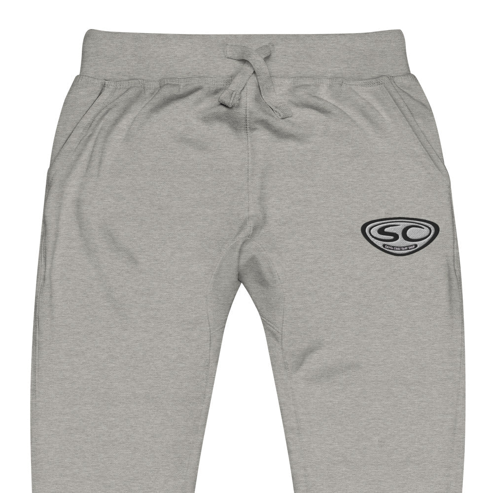Santa Cruz Surf Shop "SCSS EMB LOGO" Unisex fleece cuffed sweatpants