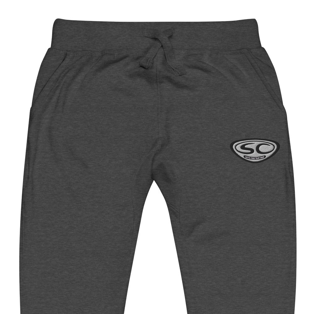 Santa Cruz Surf Shop "SCSS EMB LOGO" Unisex fleece cuffed sweatpants