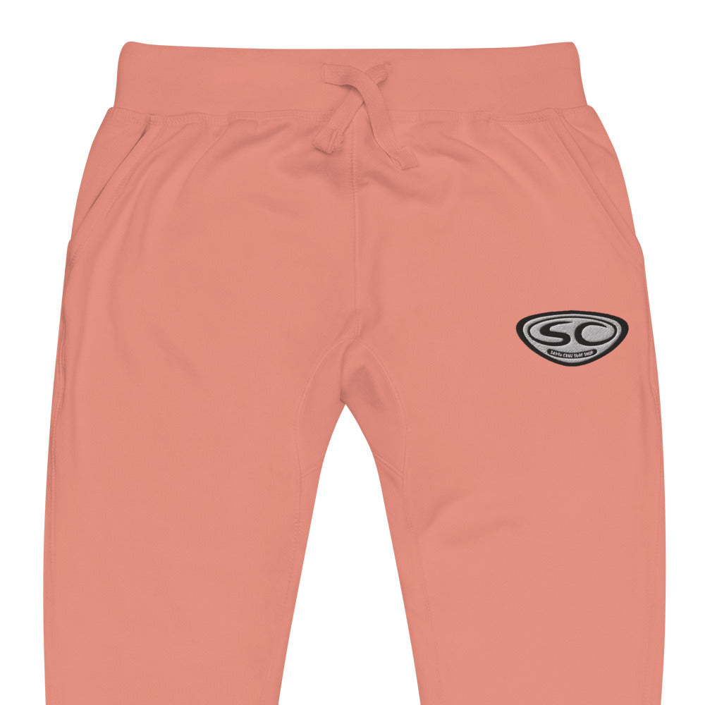 Santa Cruz Surf Shop "SCSS EMB LOGO" Unisex fleece cuffed sweatpants