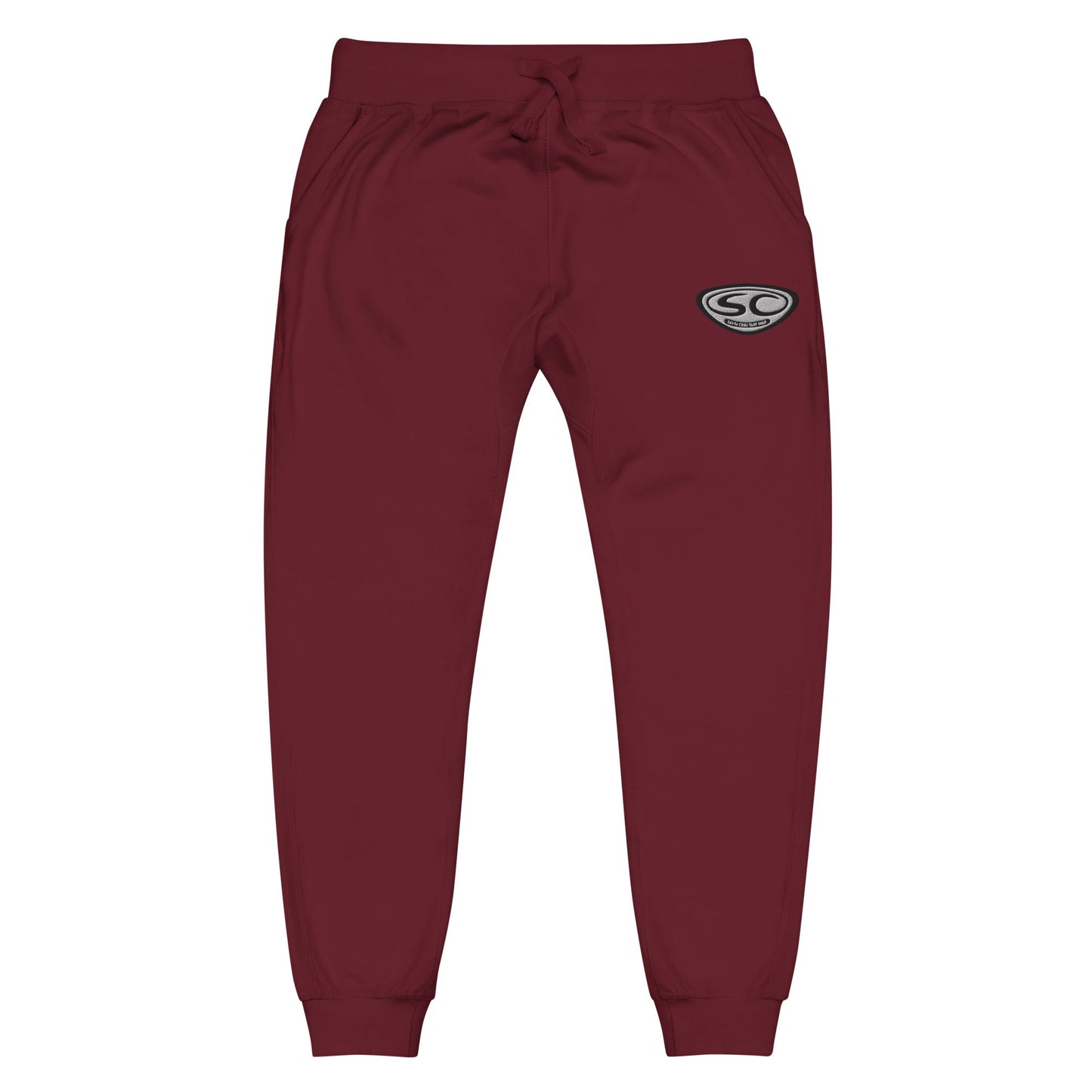 Santa Cruz Surf Shop "SCSS EMB LOGO" Unisex fleece cuffed sweatpants