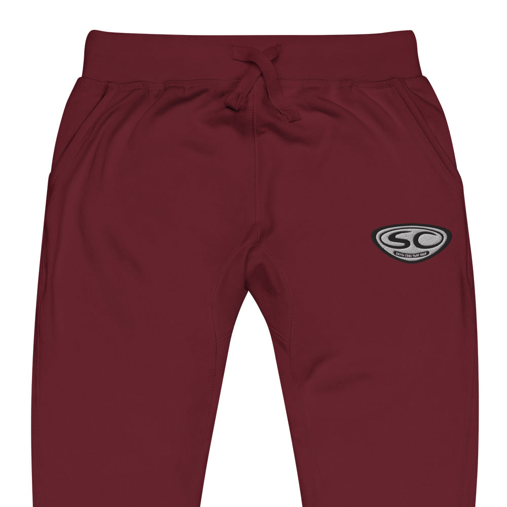 Santa Cruz Surf Shop "SCSS EMB LOGO" Unisex fleece cuffed sweatpants