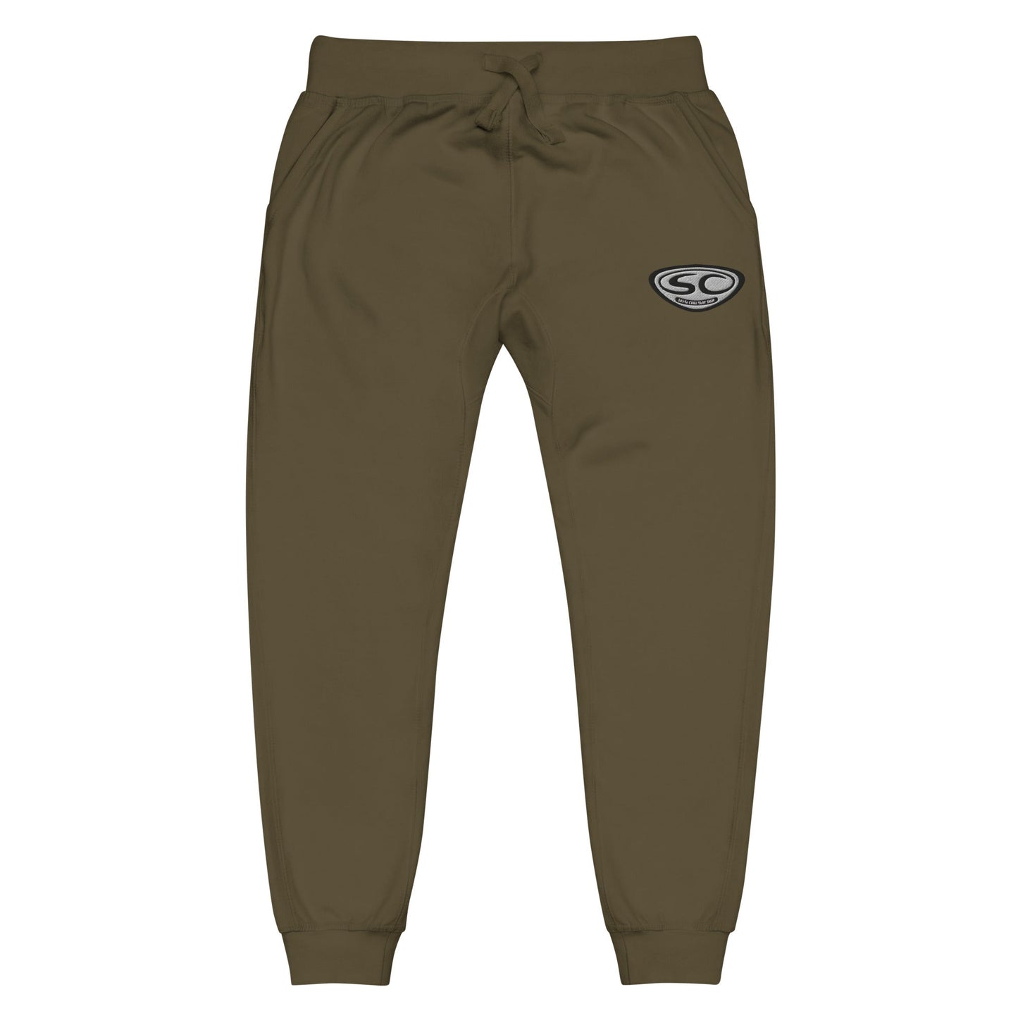Santa Cruz Surf Shop "SCSS EMB LOGO" Unisex fleece cuffed sweatpants