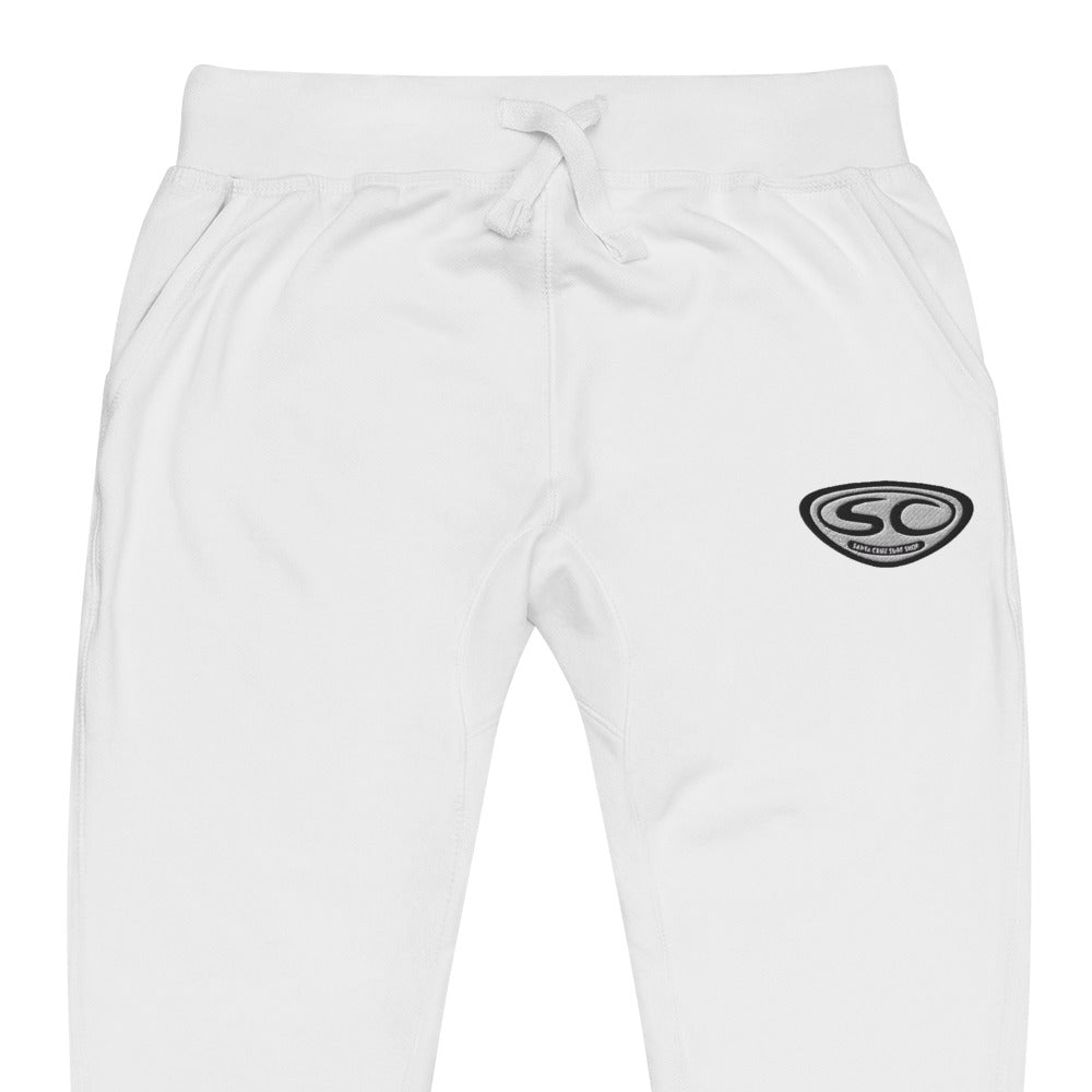 Santa Cruz Surf Shop "SCSS EMB LOGO" Unisex fleece cuffed sweatpants