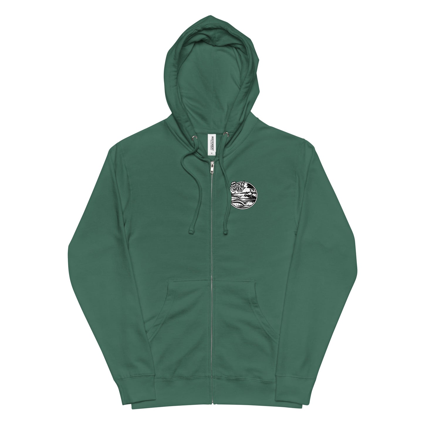 Santa Cruz Surf Shop " SURF CITY" Premium Mens Zip Hoodie