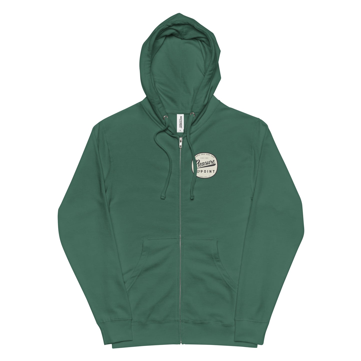 Santa Cruz surf Shop "PLEASURE POINT" Premium Mens Zip Hoodie