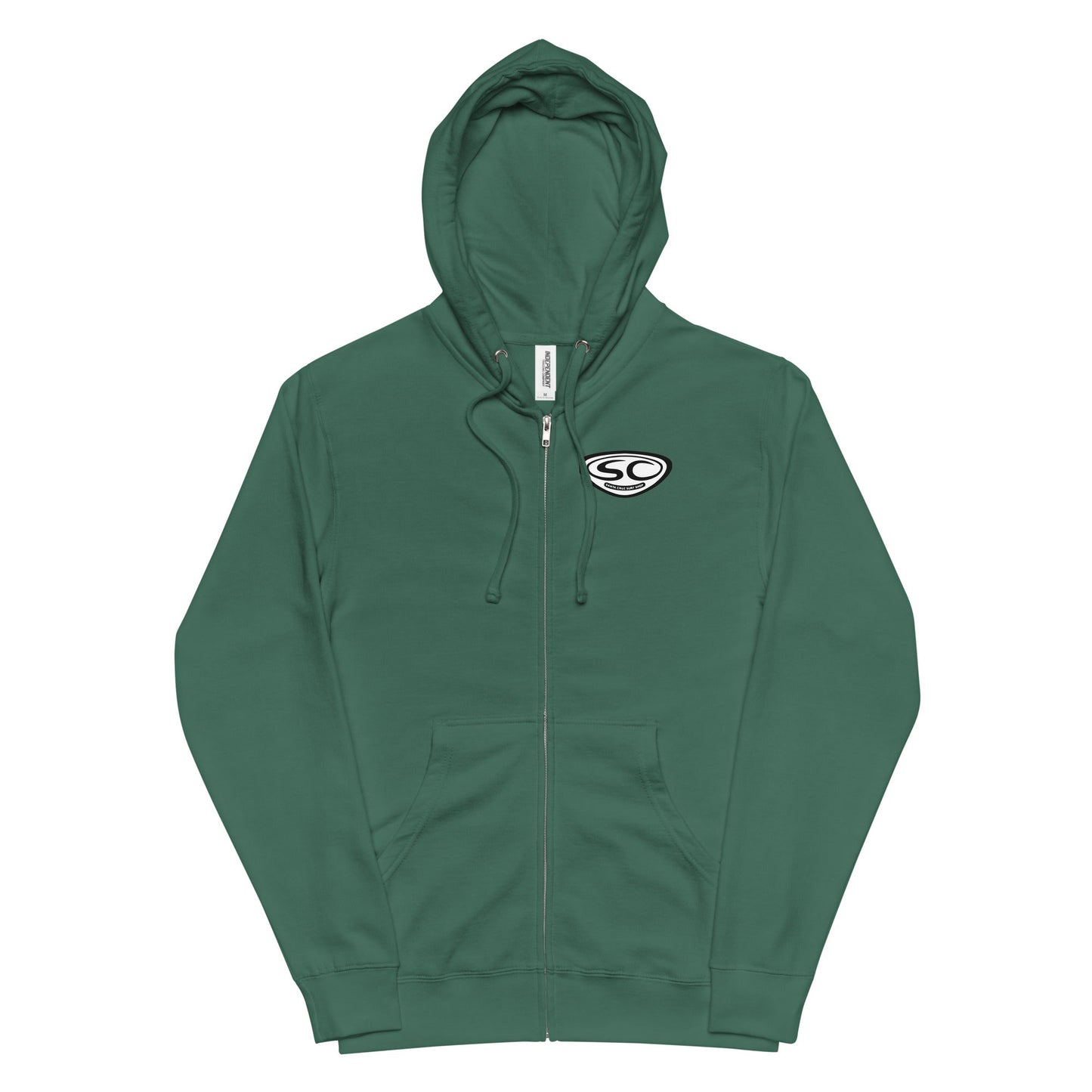 Santa Cruz Surf Shop OG Logo Premium Mens Zip Hoodie