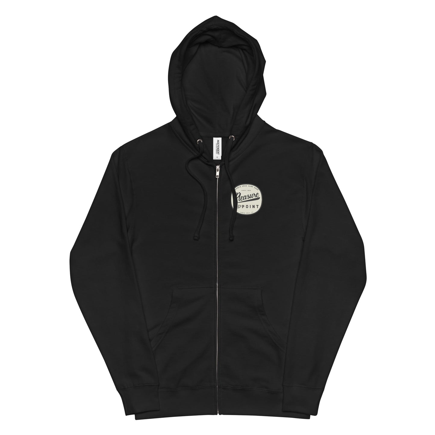 Santa Cruz surf Shop "PLEASURE POINT" Premium Mens Zip Hoodie