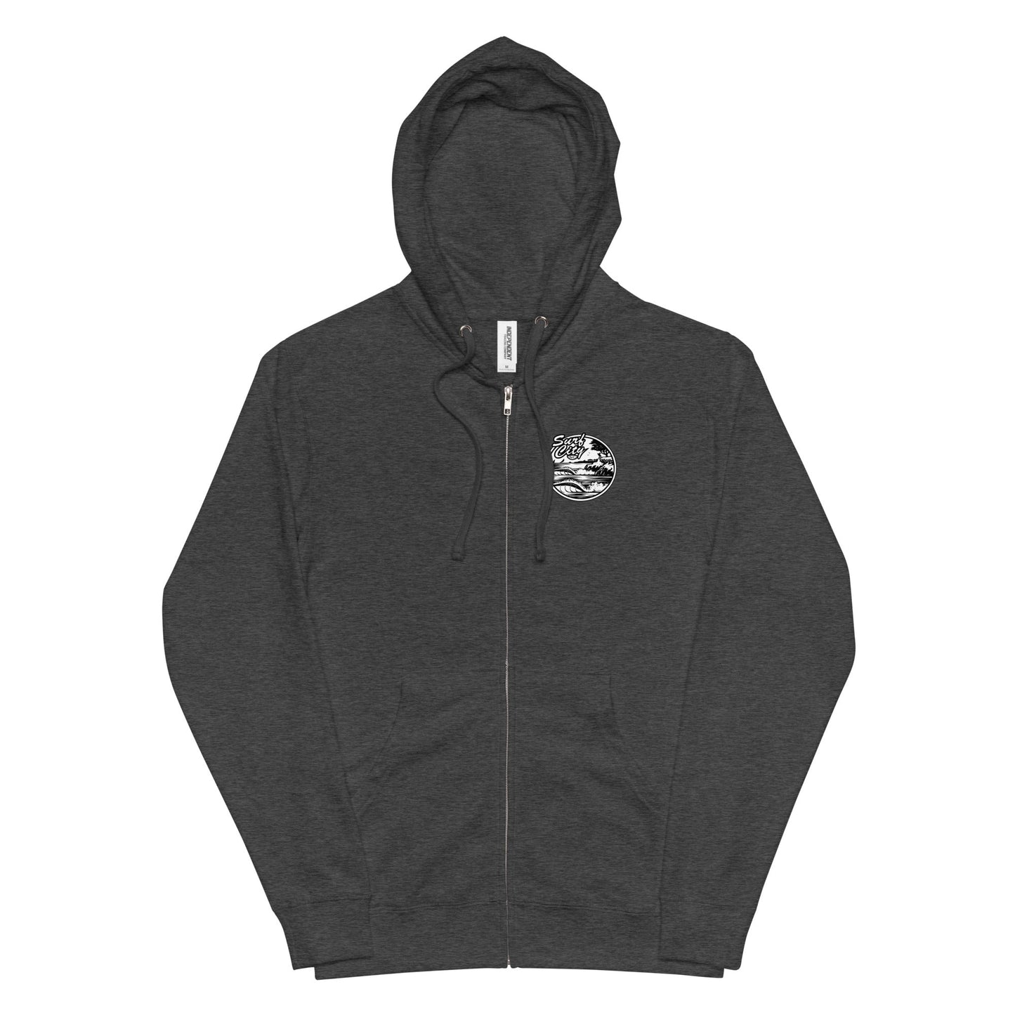 Santa Cruz Surf Shop " SURF CITY" Premium Mens Zip Hoodie