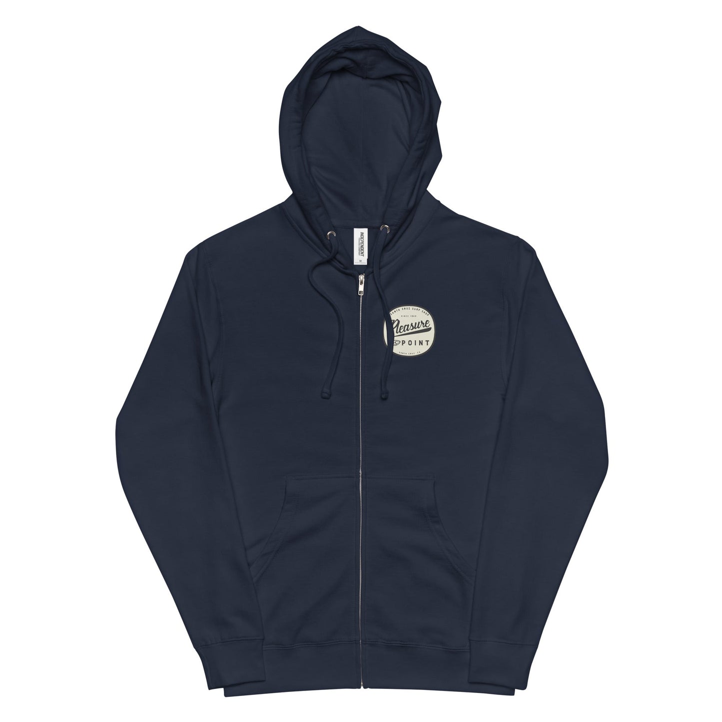 Santa Cruz surf Shop "PLEASURE POINT" Premium Mens Zip Hoodie