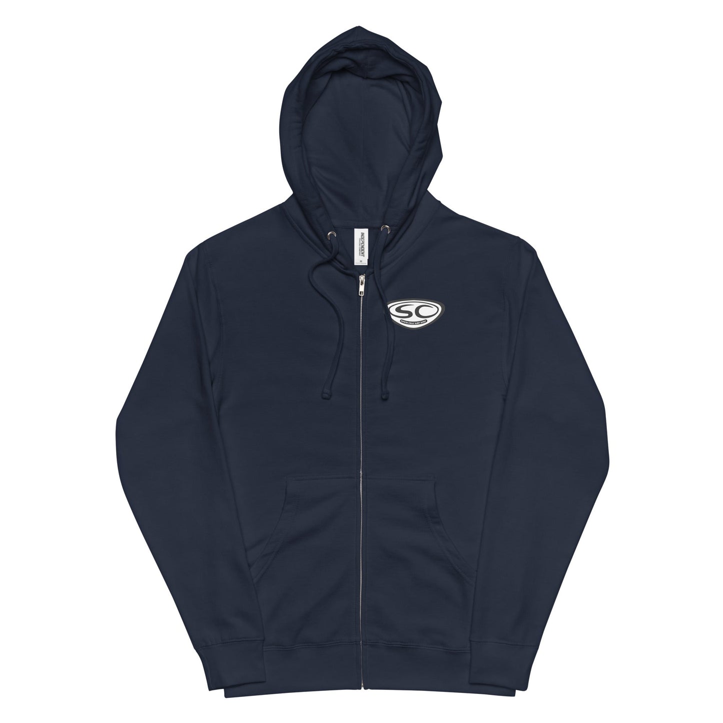 Santa Cruz Surf Shop OG Logo Premium Mens Zip Hoodie