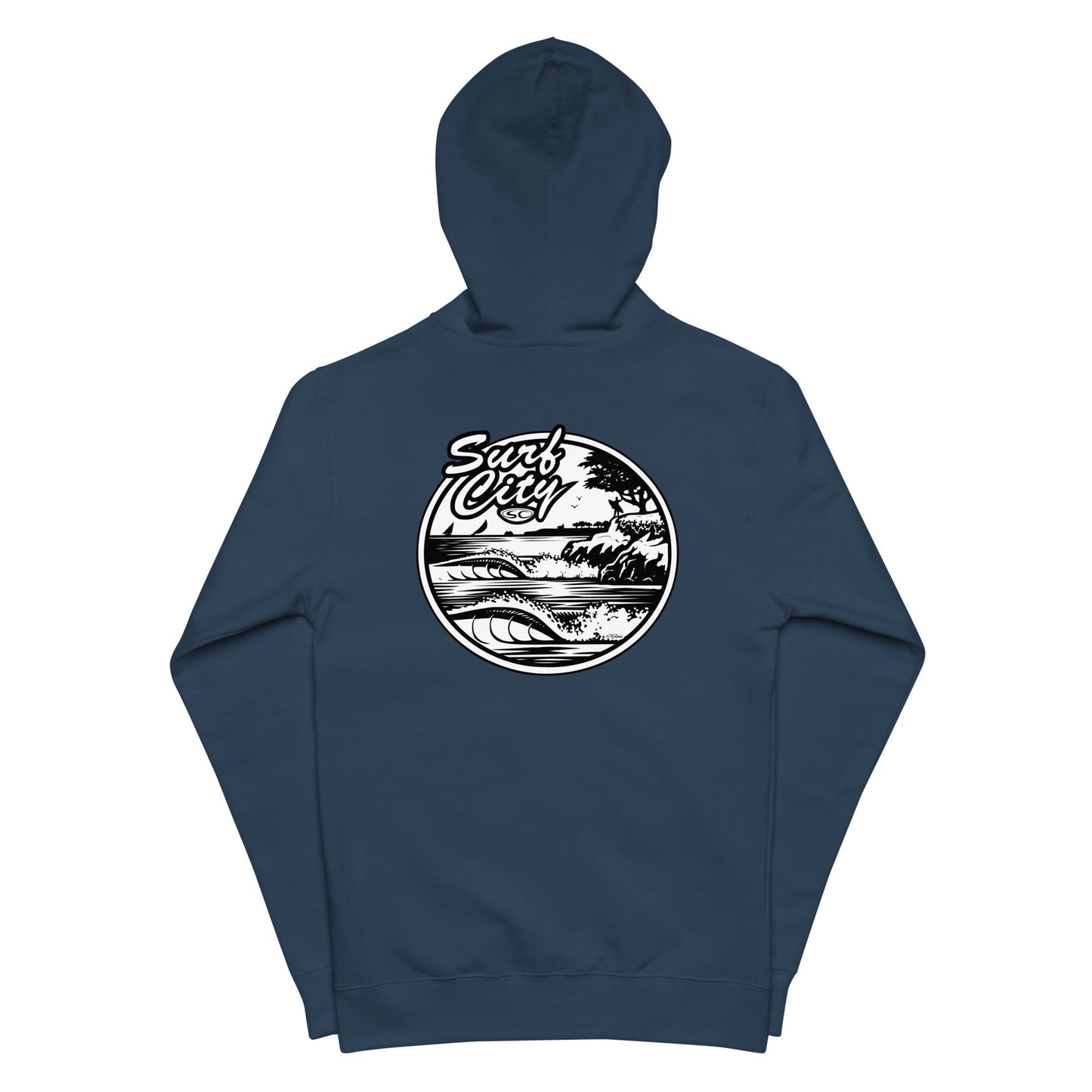 Santa Cruz Surf Shop " SURF CITY" Premium Mens Zip Hoodie