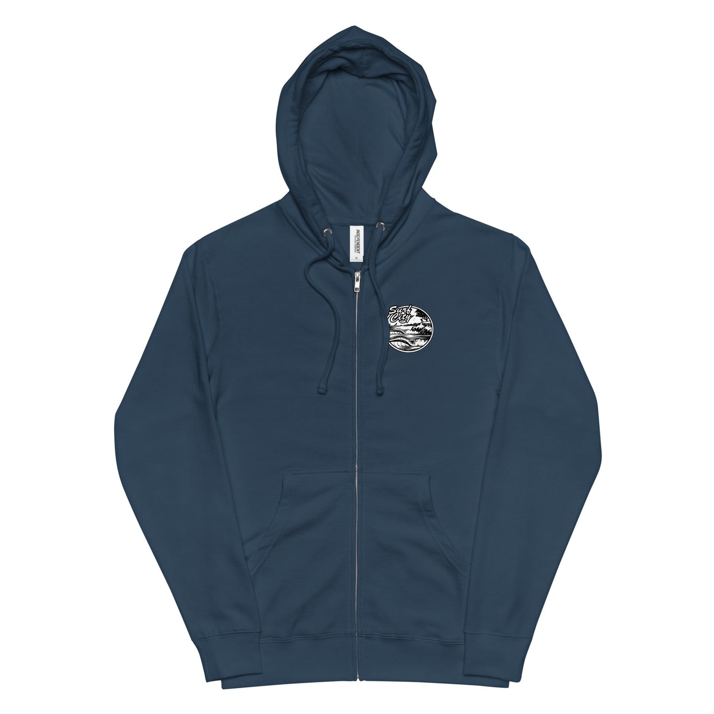 Santa Cruz Surf Shop " SURF CITY" Premium Mens Zip Hoodie