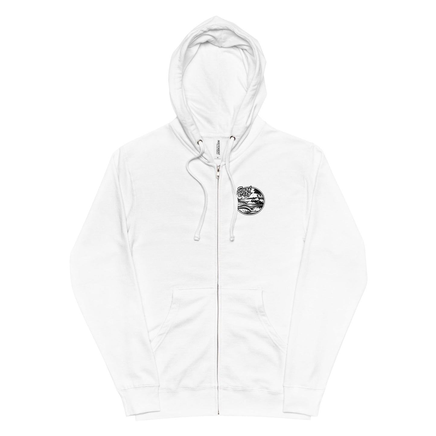 Santa Cruz Surf Shop " SURF CITY" Premium Mens Zip Hoodie