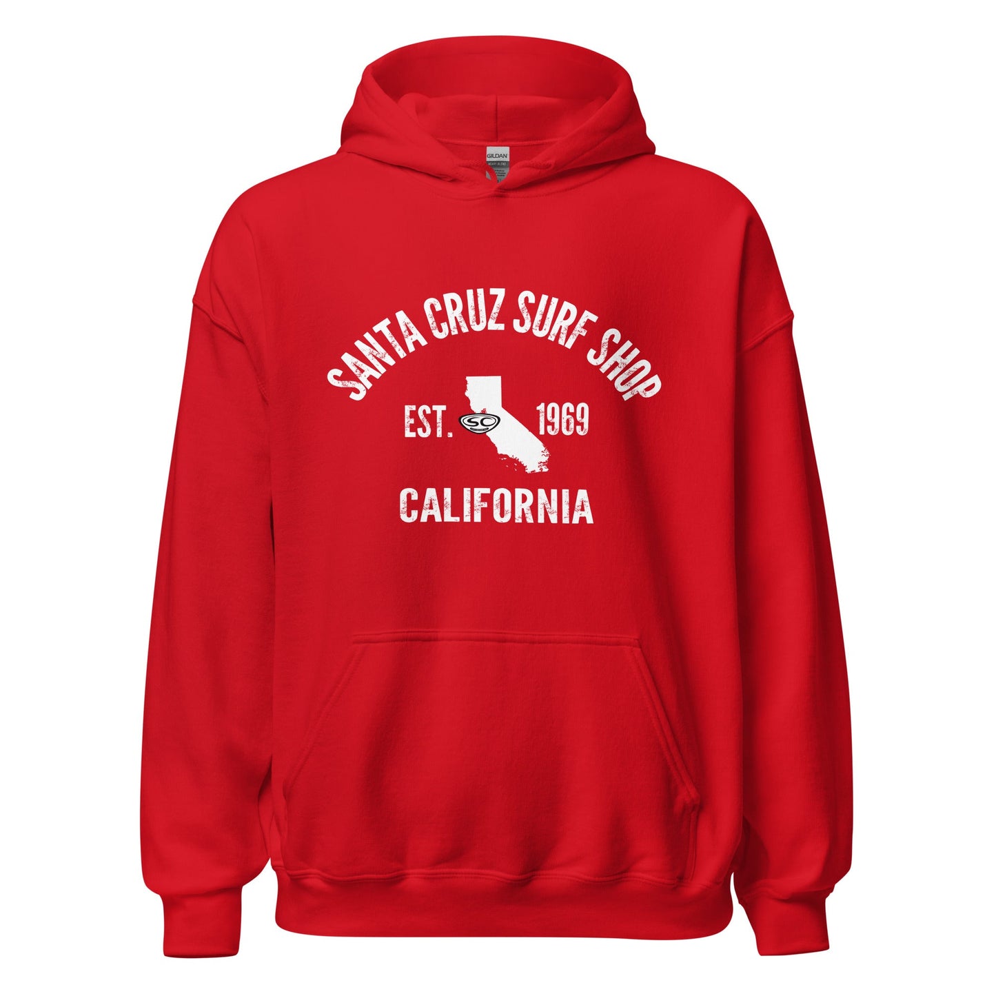 Santa Cruz Surf Shop 1969 Mens Hoodie