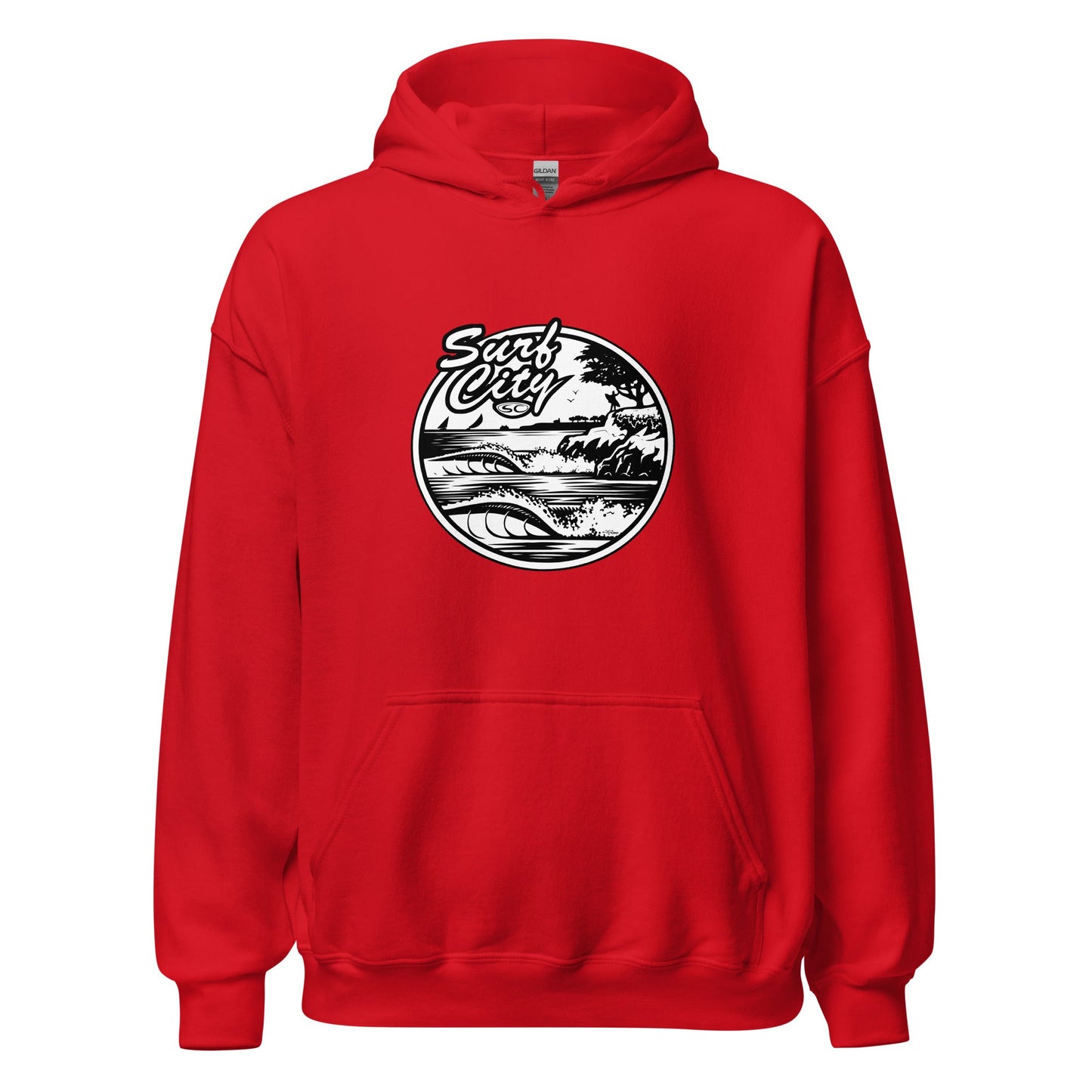 Surf City Daily Driver Mens Hoodie