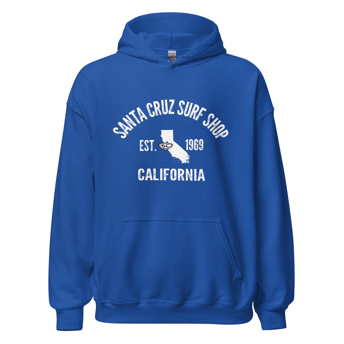Santa Cruz Surf Shop 1969 Mens Hoodie