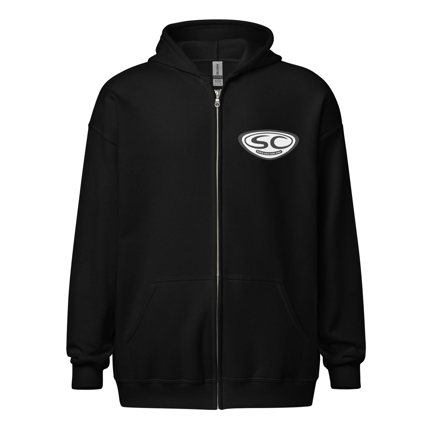 Santa Cruz Surf Shop OG Logo Mens Zip Hoodie